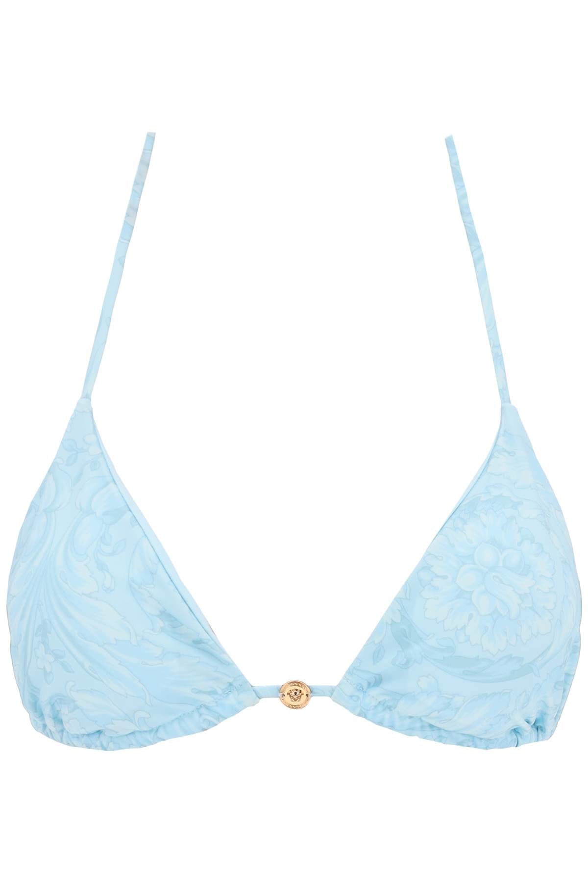 Baroque Bikini Top  - Light Blue