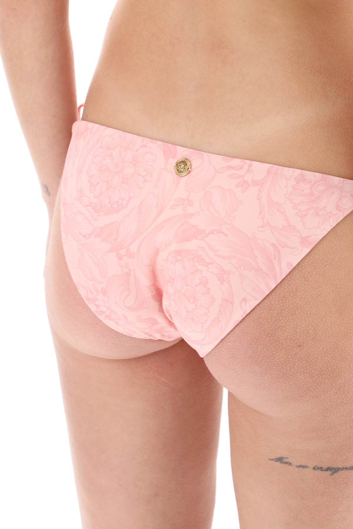 Baroque Bikini Brief  - Pink