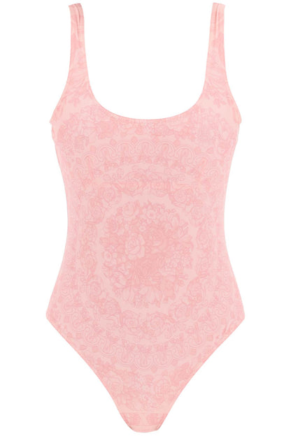 Baroque Full-body Swims  - Pink