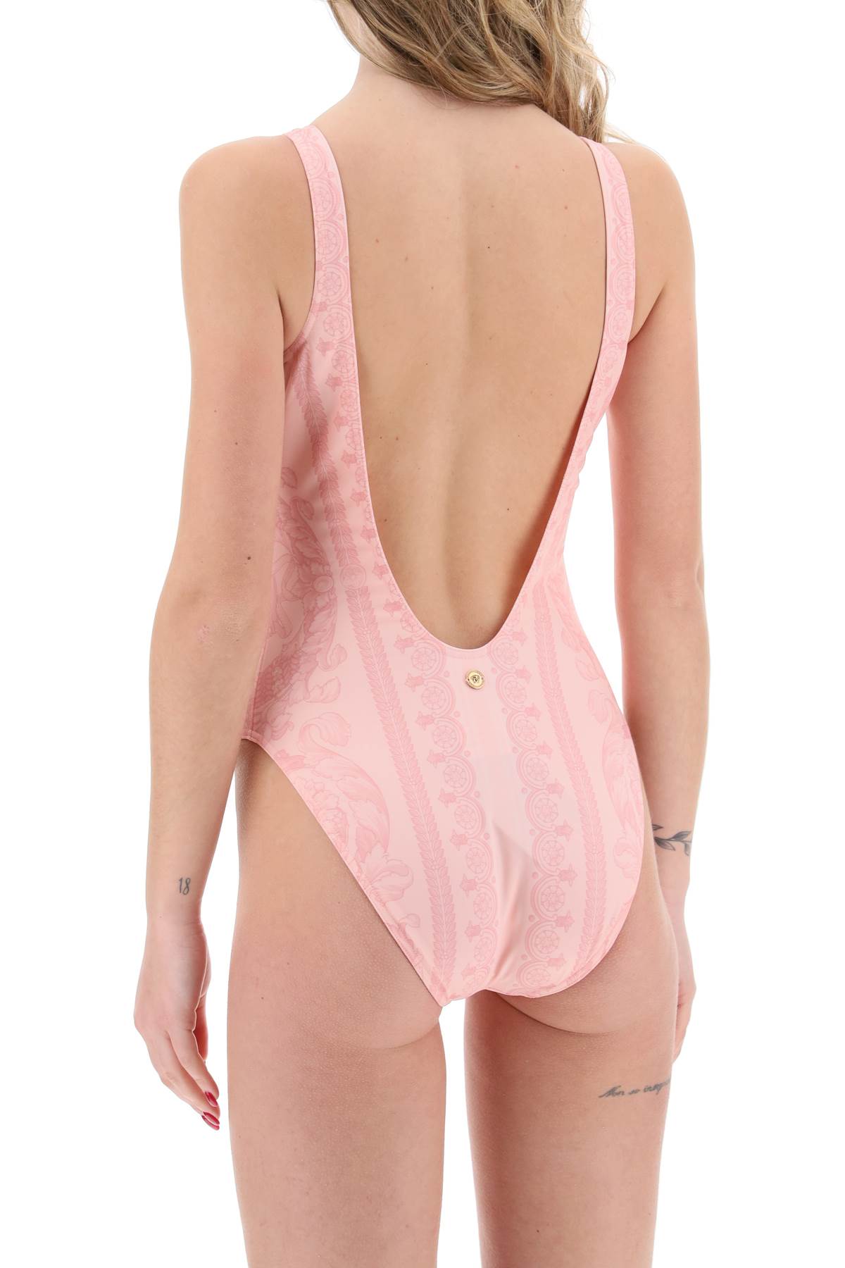 Baroque Full-body Swims  - Pink