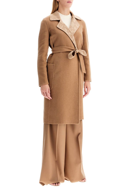 Reversible Coat With Robe 'd  - Beige