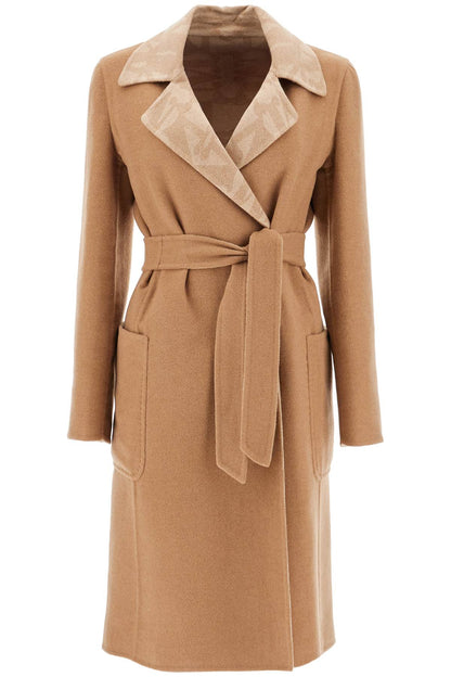 Reversible Coat With Robe 'd  - Beige