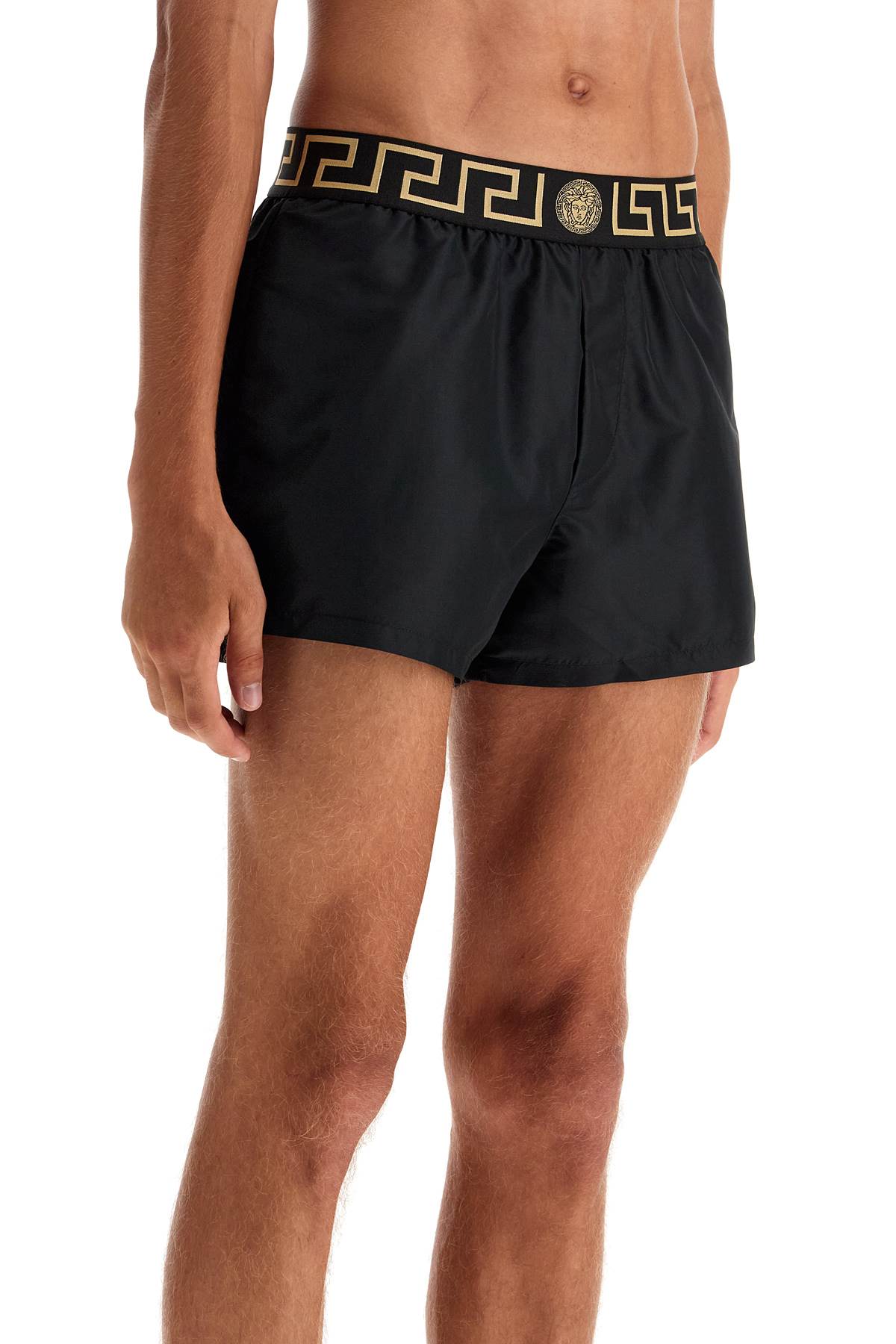 "men's Greek Border Swim Tr  - Black