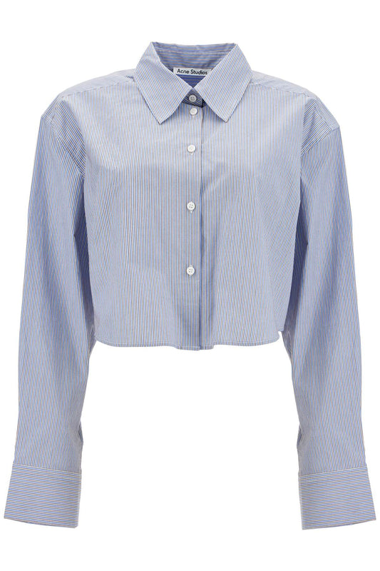 Short Boxy Shirt  - Blu