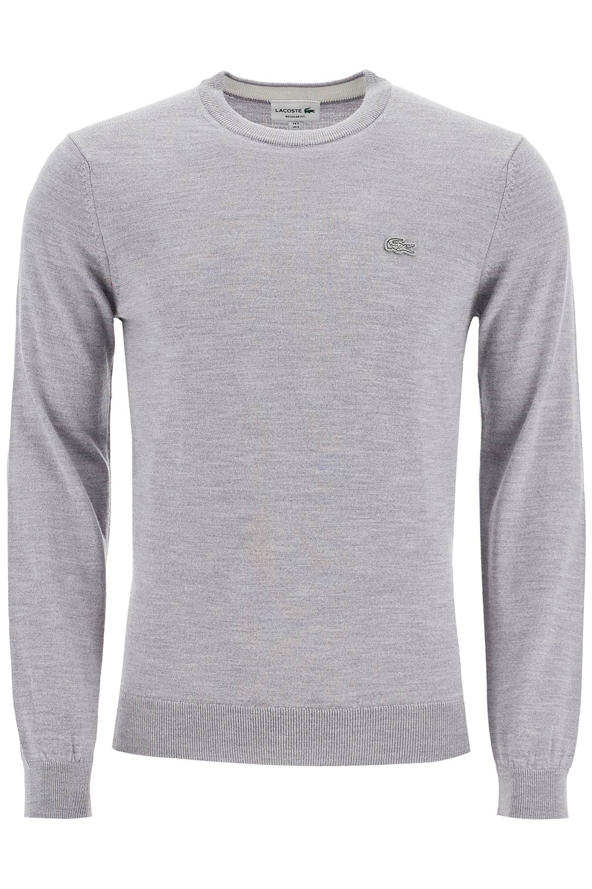 Wool Crewneck Pullover  - Grey