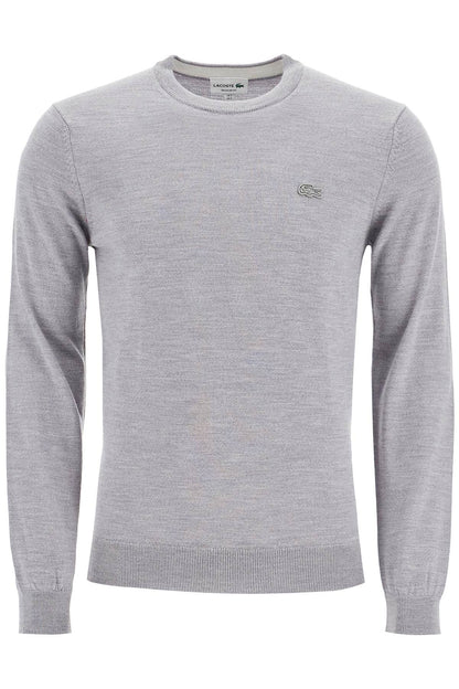 Wool Crewneck Pullover  - Grey