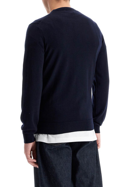 Wool Crewneck Pullover  - Blue