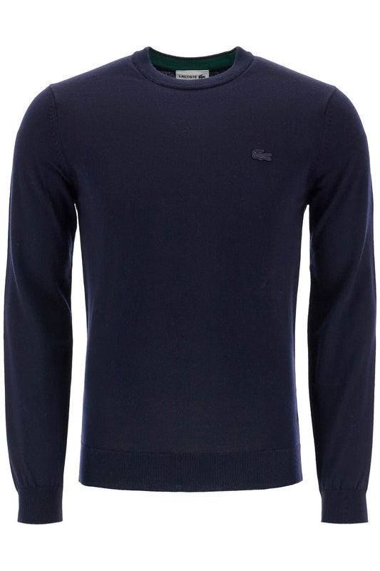 Wool Crewneck Pullover  - Blue