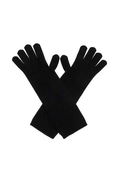 Cashmere Gloves For Stylish  - Black