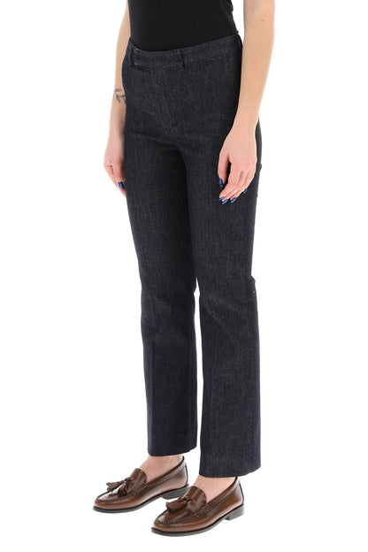 Alan Kick Flare Jeans  - Blue