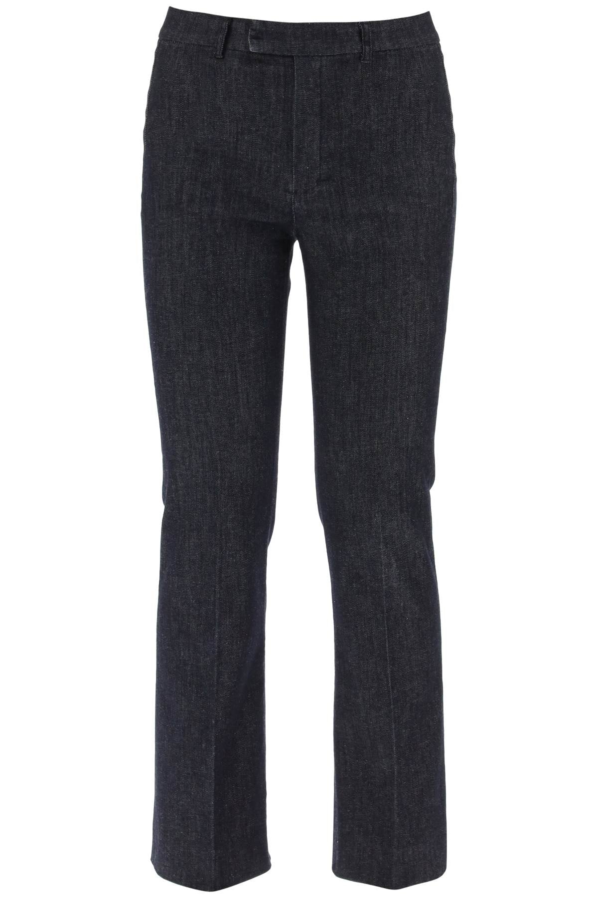 Alan Kick Flare Jeans  - Blue