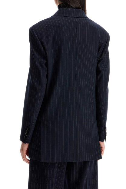 Textured Wool Blazer For  - Blue