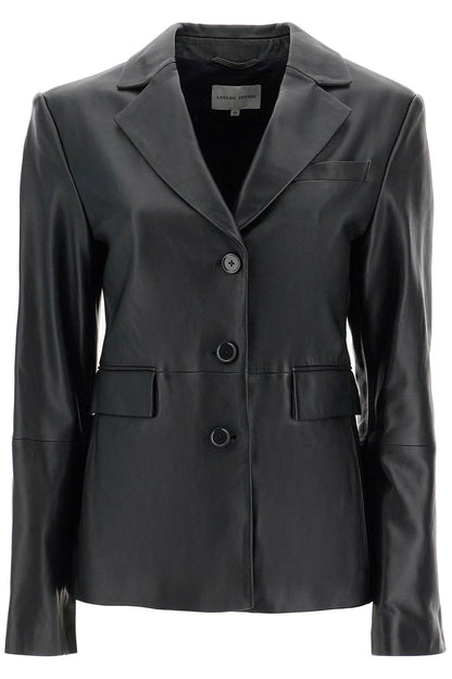 Aldo Leather Blazer  - Black