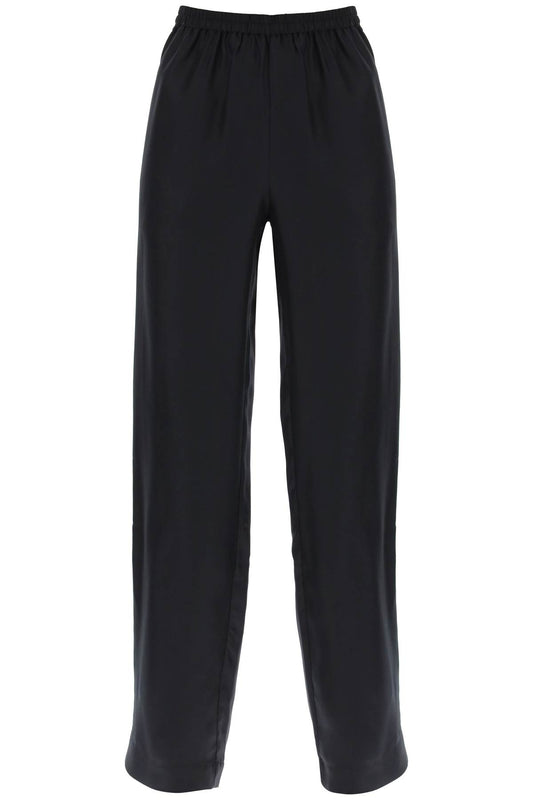 Alera Silk Pants Set  - Nero