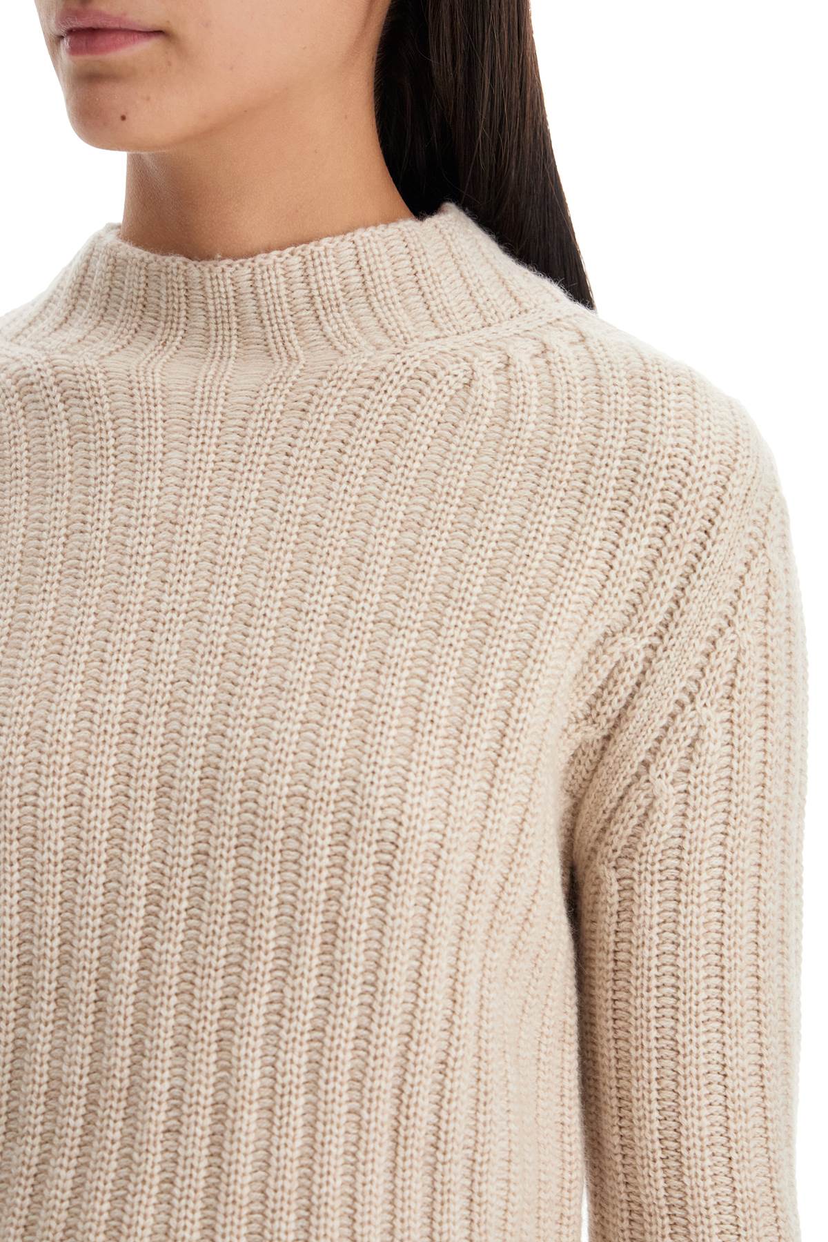 'aloa' Wool And Cashmere Knit  - White