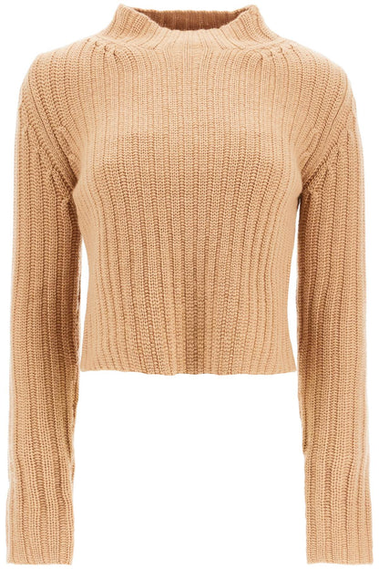 'aloa' Wool And Cashmere Knit  - Beige