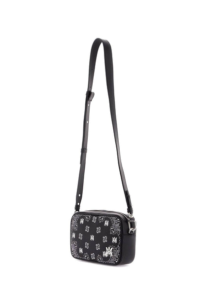 'bandana Embroidered Camera Bag With  - Black