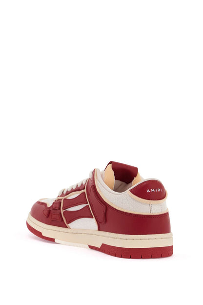 Collegiate Skel Top Low Sneakers  - Red