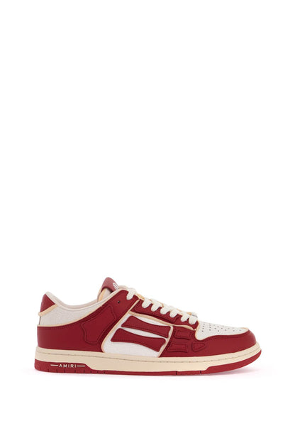 Collegiate Skel Top Low Sneakers  - Red