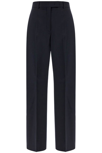 Tailored Trousers In Cool Wool Fabric  - Blue