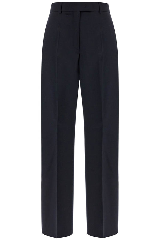 Tailored Trousers In Cool Wool Fabric  - Blue