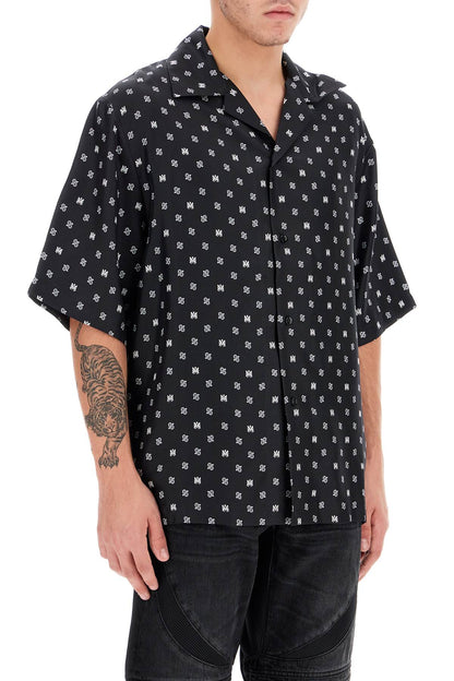 Bowling Shirt With Pa Pais  - Black