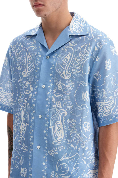 Short-sleeved Bandana Water  - Light Blue