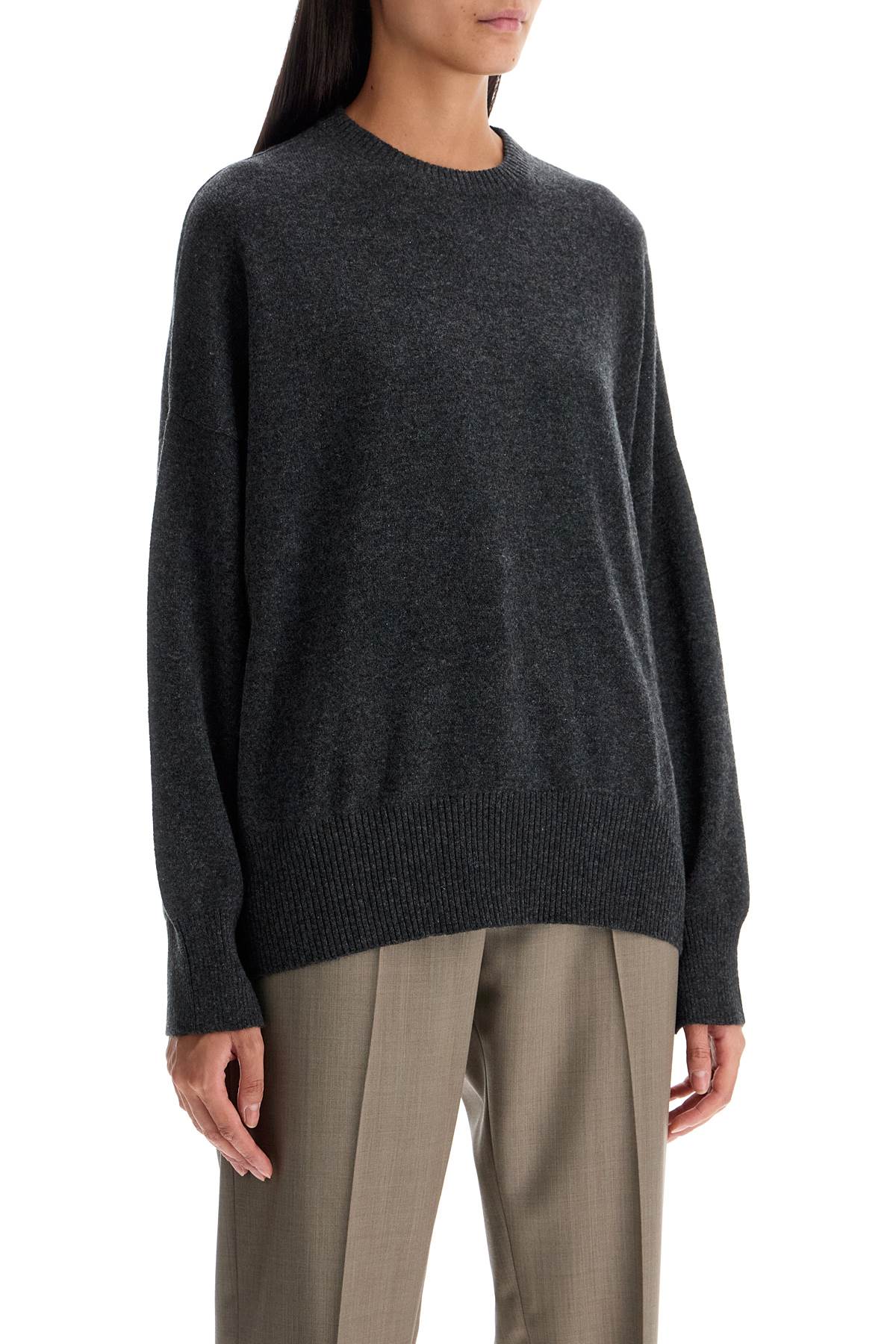 Cashmere Pullover Sweater For  - Grey