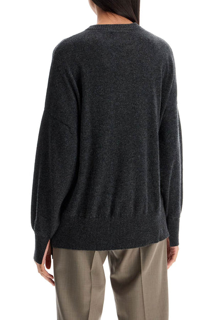 Cashmere Pullover Sweater For  - Grey