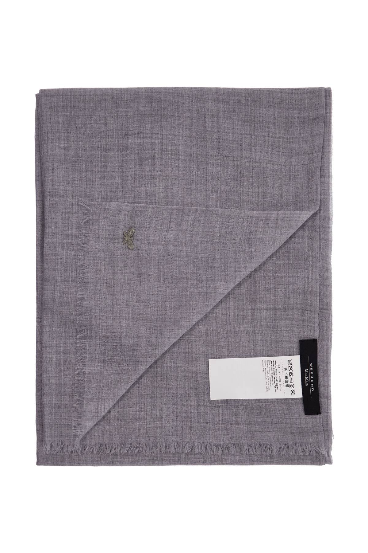 Cashmere Stole Wrap Scarf  - Grey