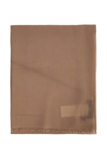 Cashmere Stole Wrap Scarf  - Beige