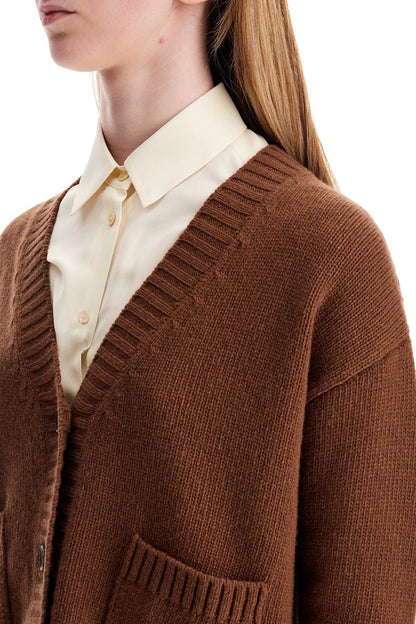 Soft Wool Cardigan For Cozy  - Brown