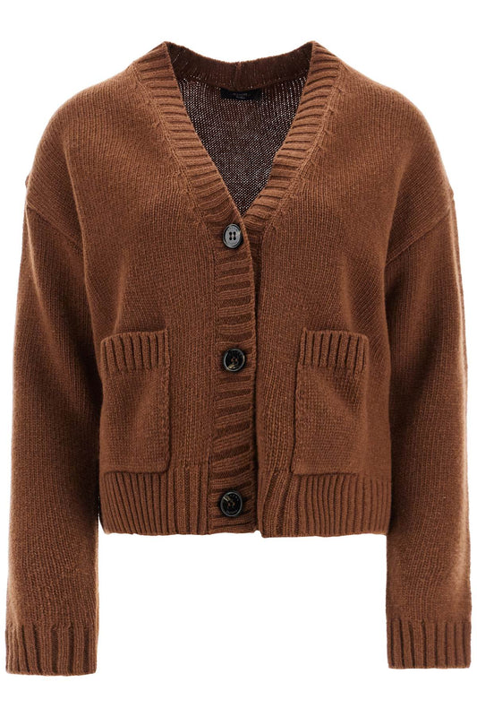 Soft Wool Cardigan For Cozy  - Brown