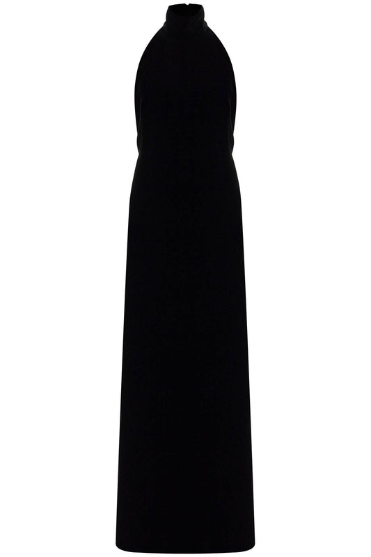 Long Velvet Dress In Armida Style  - Black