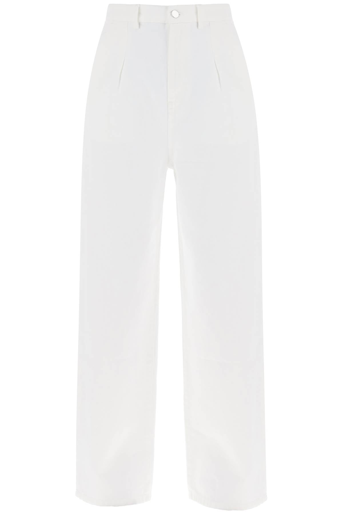 Attu Oversized Jeans  - White