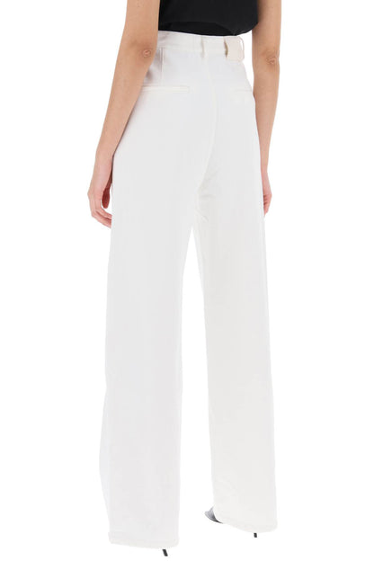 Attu Oversized Jeans  - White