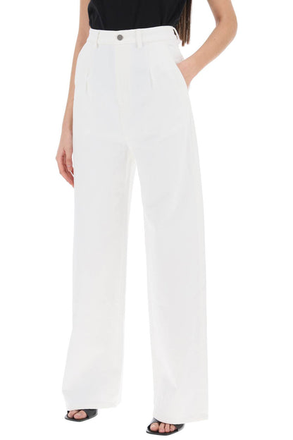 Attu Oversized Jeans  - White