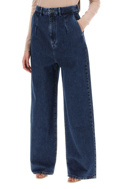 Attu Oversized Jeans  - Blu