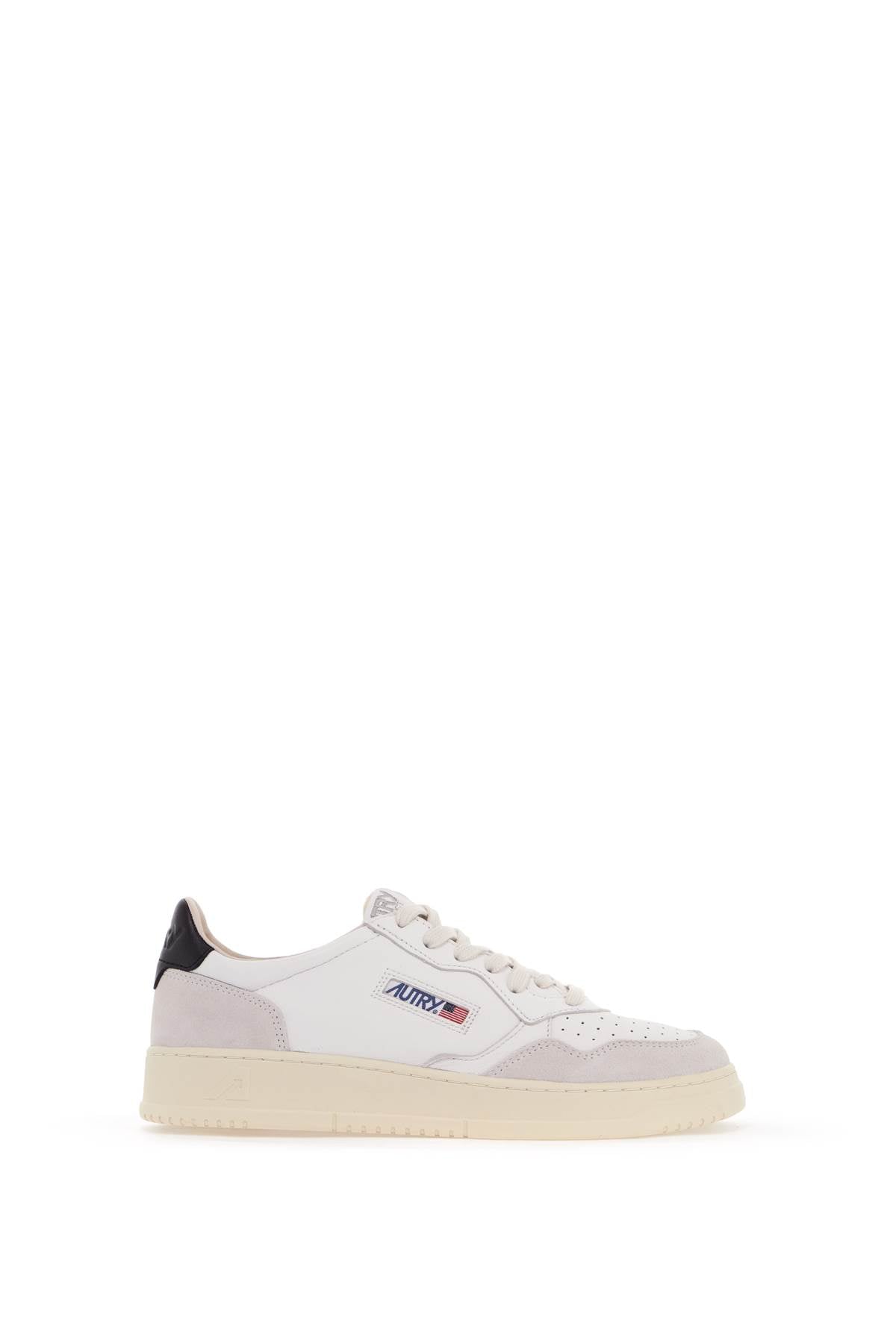 Leather Medalist Low Sneakers  - White