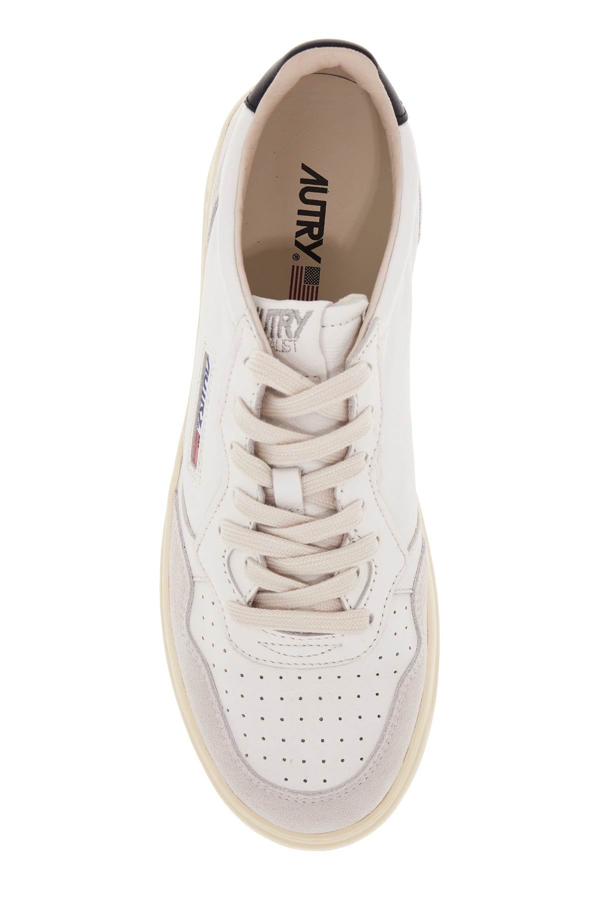 Leather Medalist Low Sneakers  - White