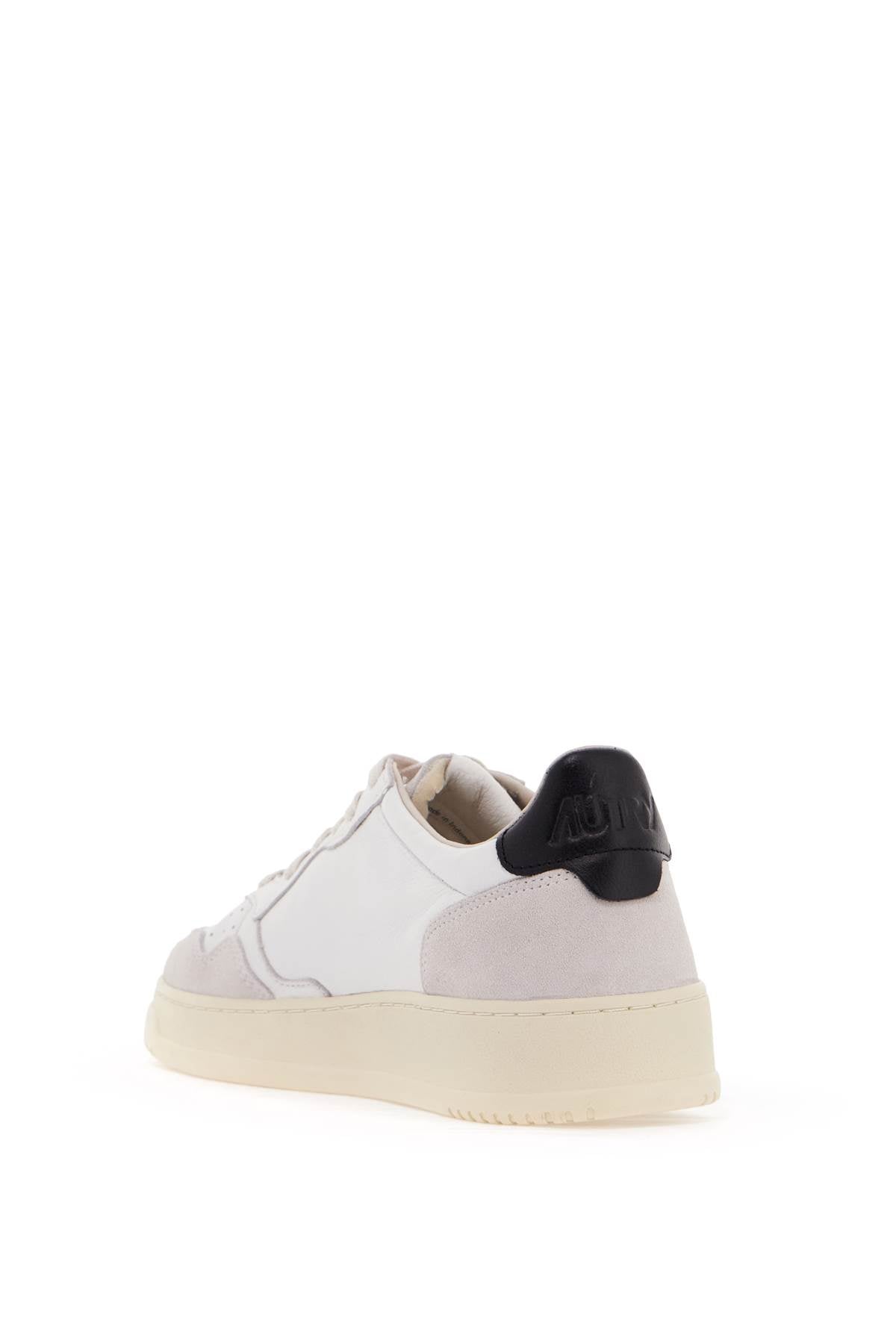 Leather Medalist Low Sneakers  - White