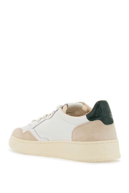 Leather Medalist Low Sneakers  - White