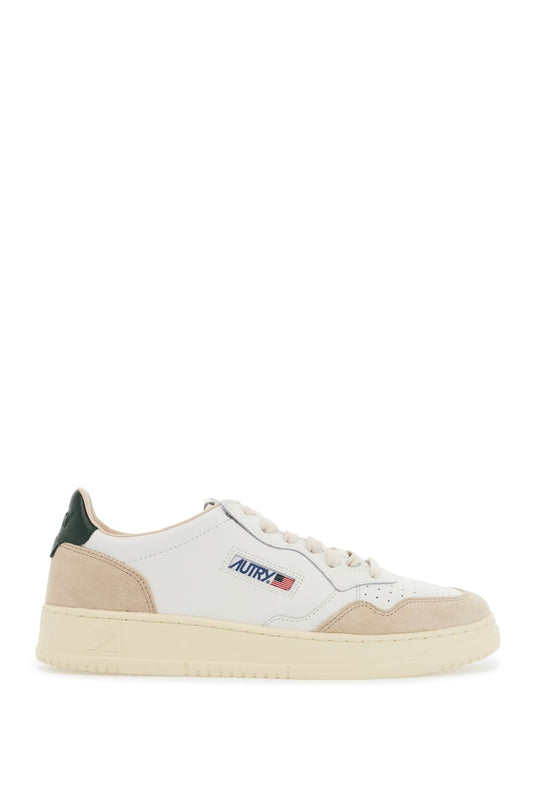 Leather Medalist Low Sneakers  - White