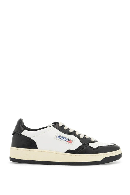 Leather Medalist Low Sneakers  - White