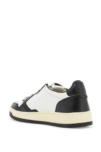 Leather Medalist Low Sneakers  - White