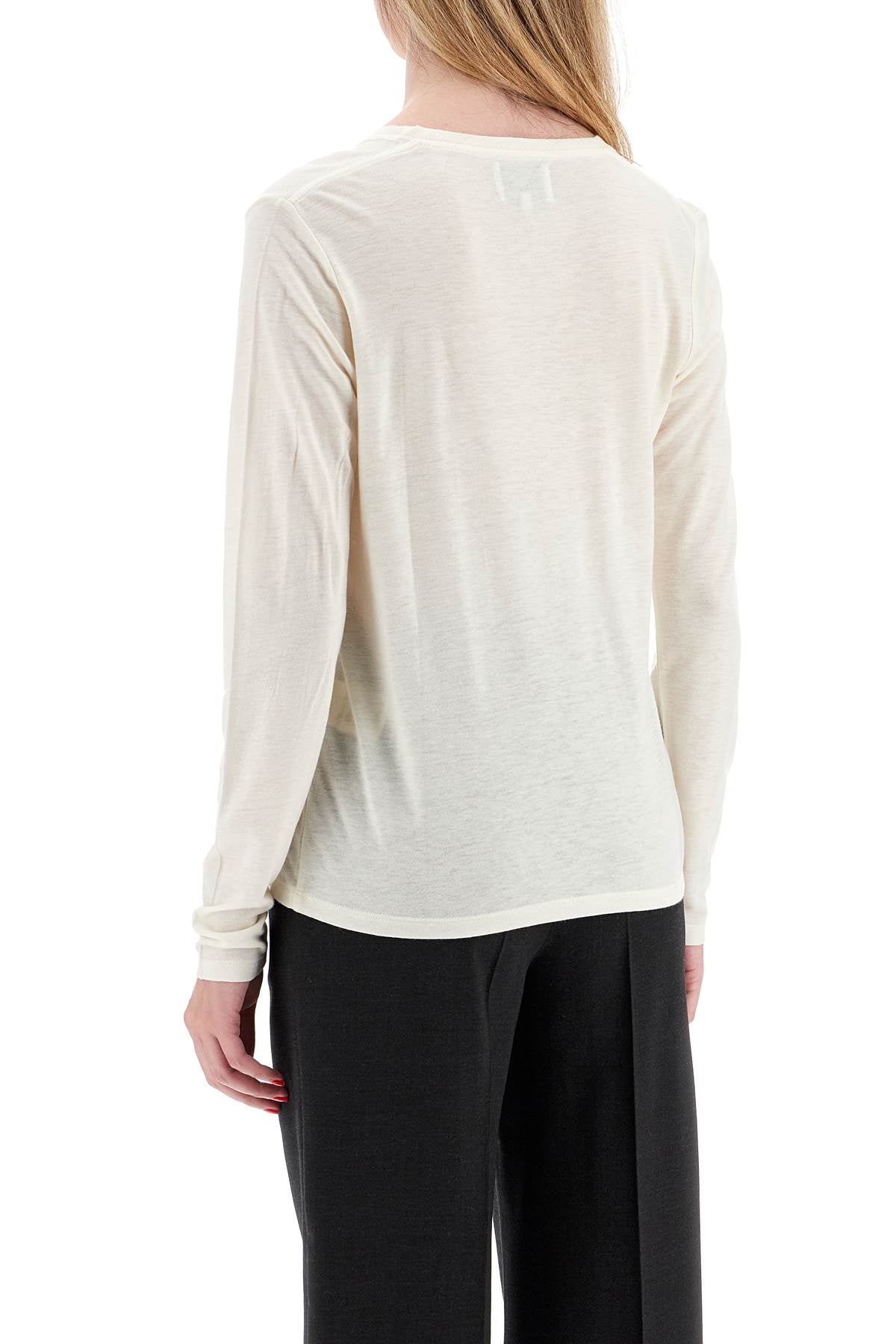 Long-sleeved Top For  - Bianco