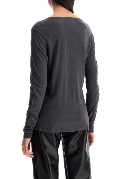 Long-sleeved Top For  - Grey