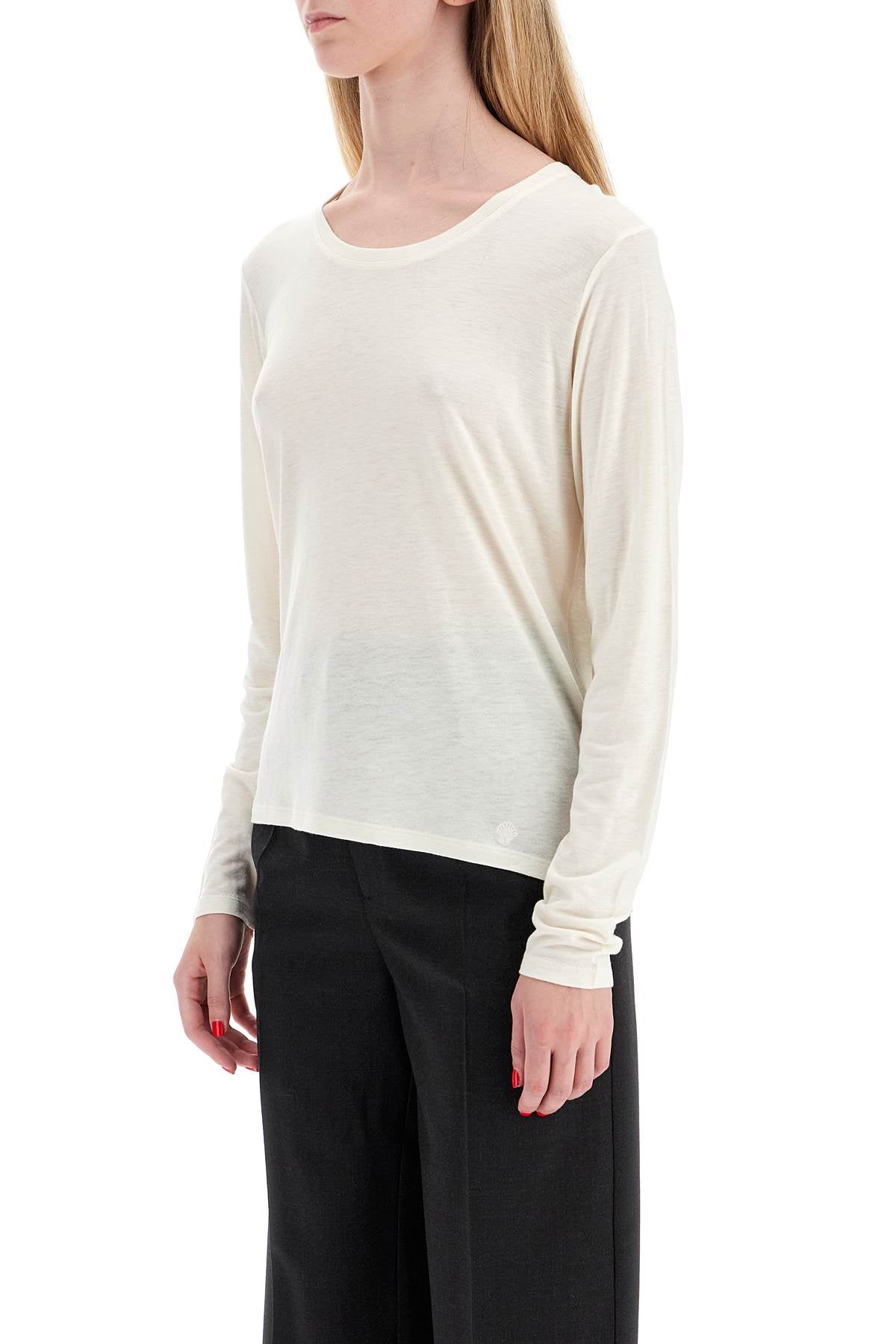 Long-sleeved Top For  - Bianco