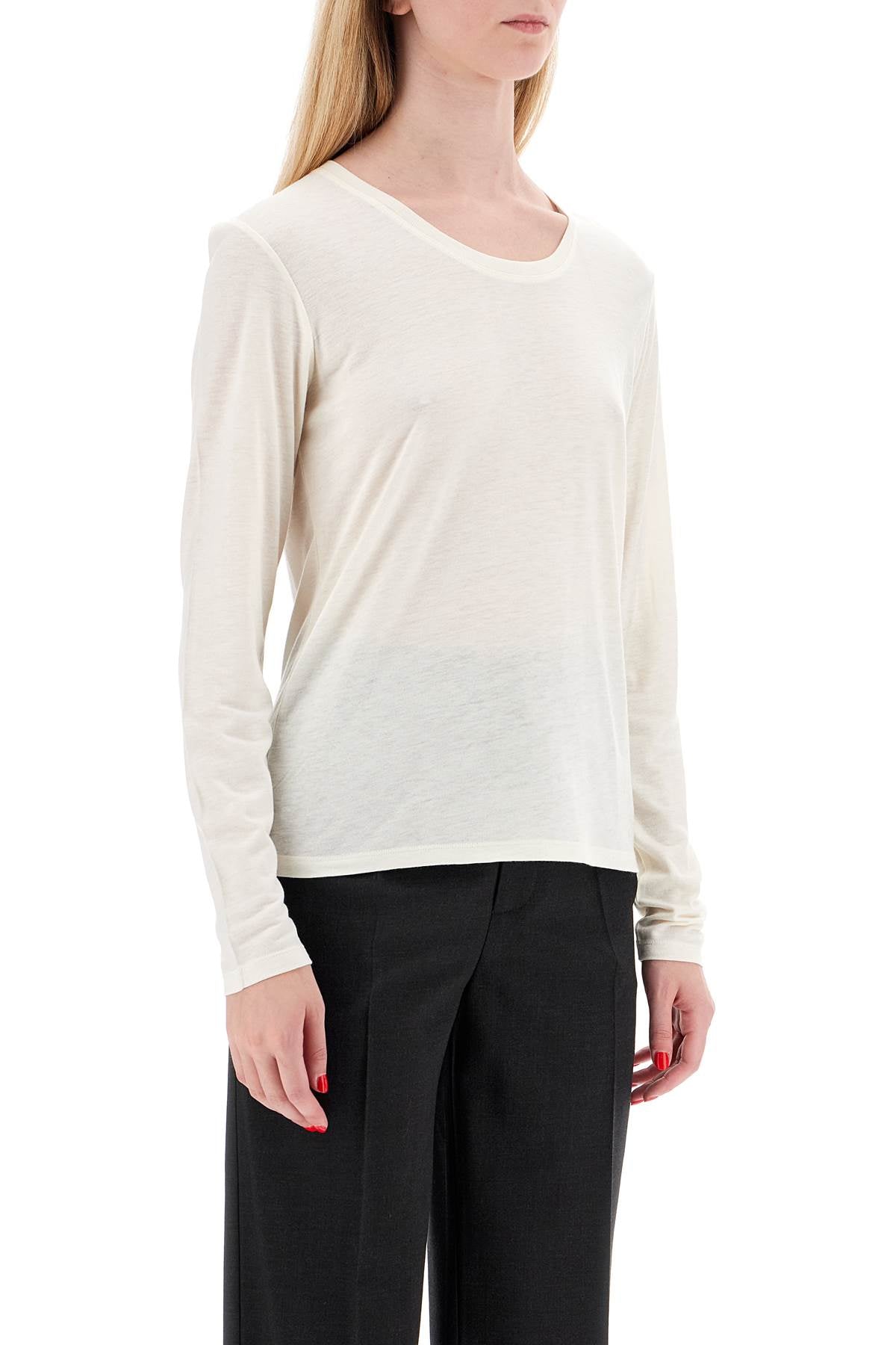 Long-sleeved Top For  - Bianco