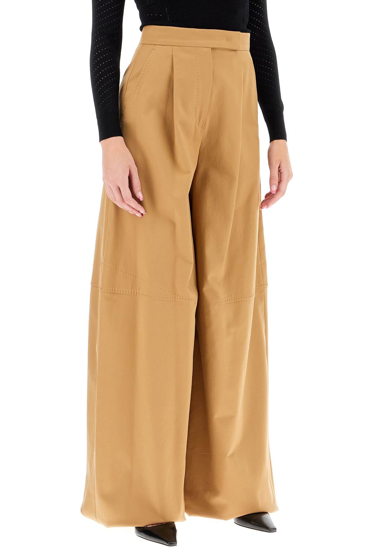 Wide Leg Pants 'avoriaz'  - Beige